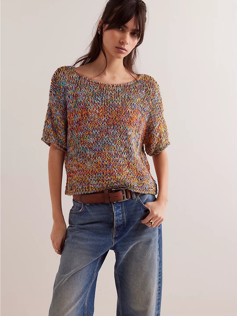 Free People Mezcal Knitted Tee